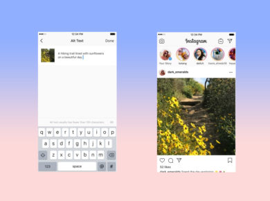 Instagram resimlere alt text koyulmasının önünü açtı
